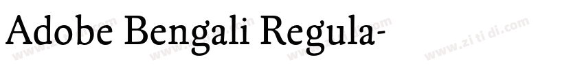 Adobe Bengali Regula字体转换 Adobe Bengali Regula字体转换